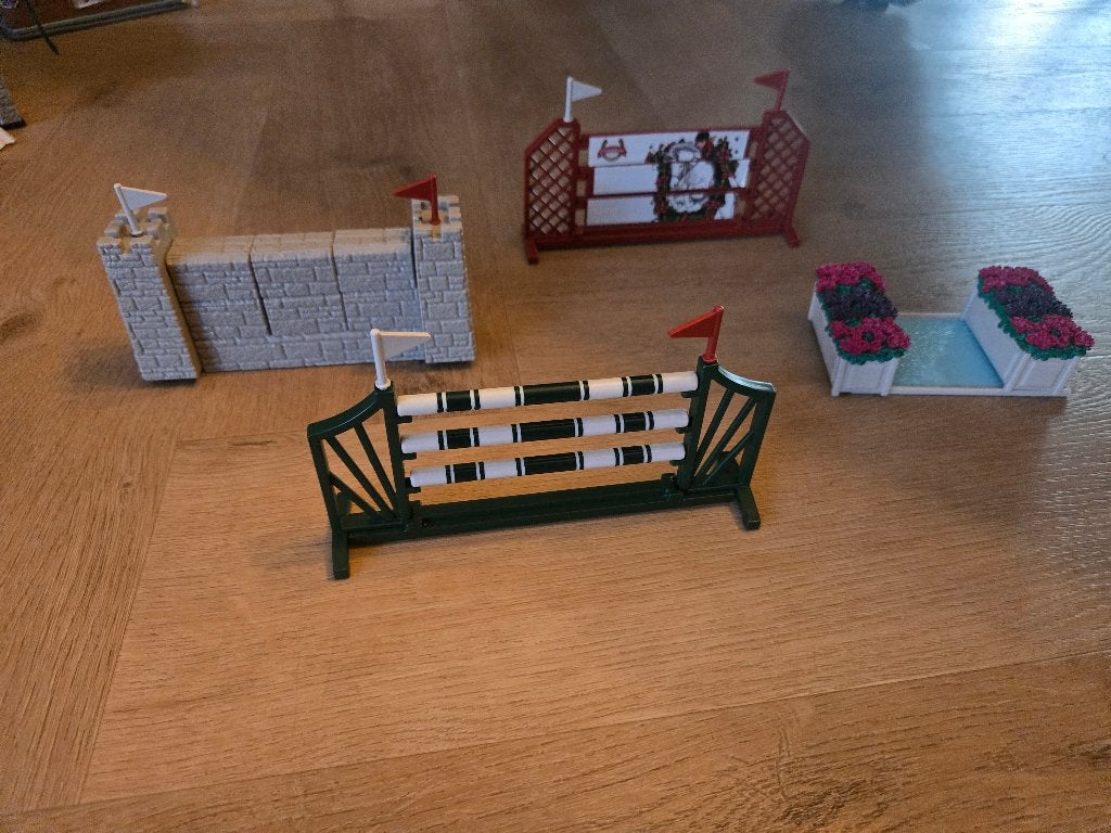 Schleich paarden hindernissen, Ophalen of Verzenden, Zo goed als nieuw