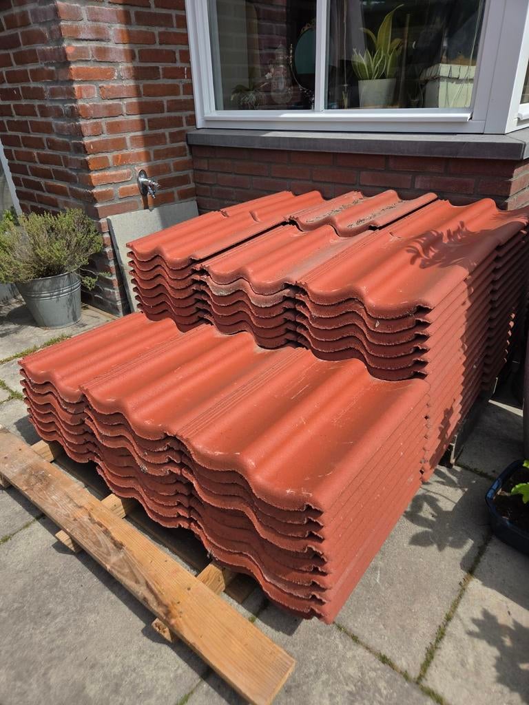 Rode dakpannen, 115 stuks, nieuw!, Steen of Klei, Nieuw, Ophalen of Verzenden, 15 m² of meer