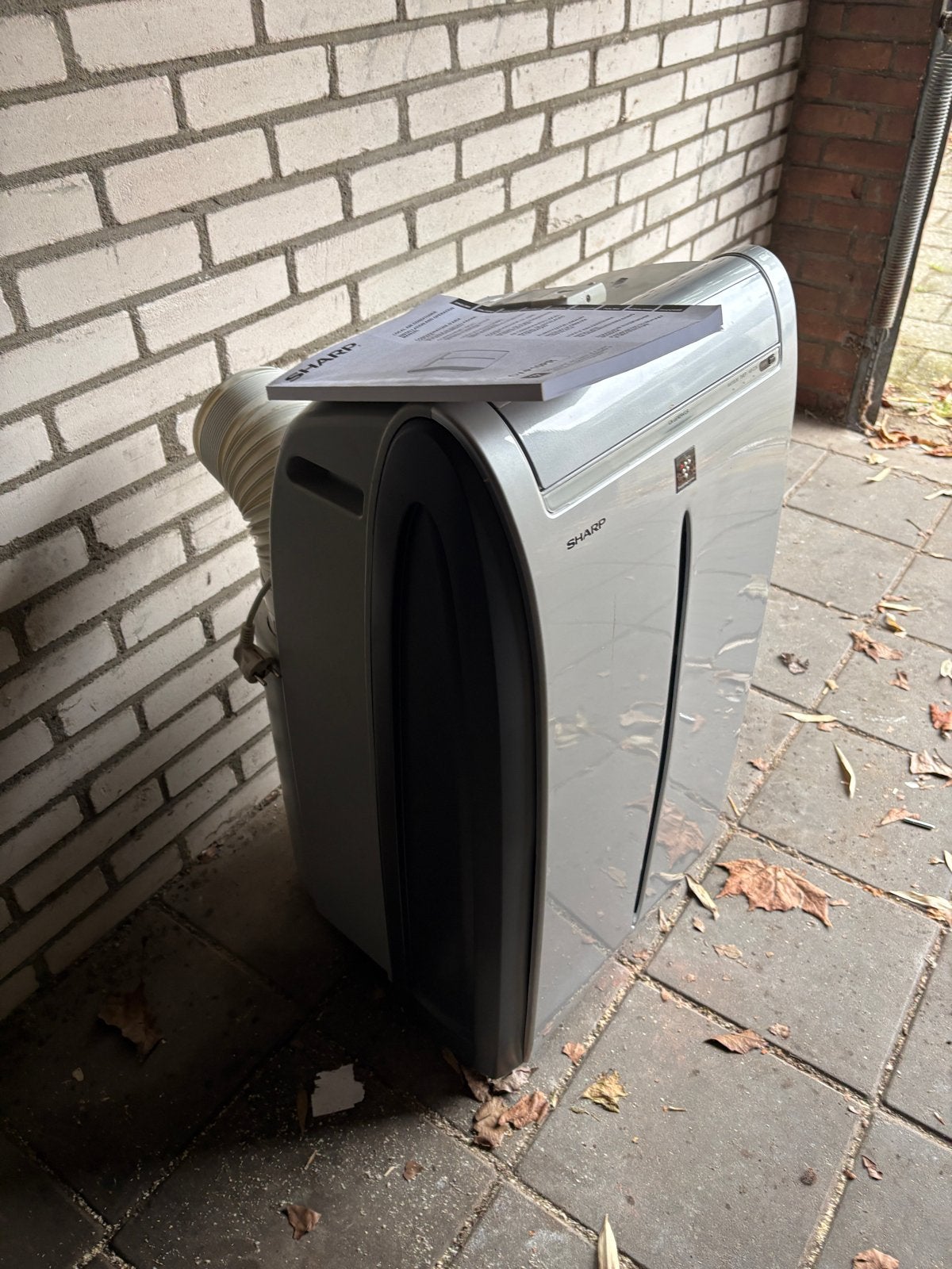 Sharp Mobiele Airco CV-P10PR met handleiding, Ophalen, Gebruikt, Timer, 3 snelheden of meer