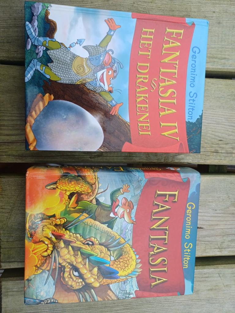 2 Geronimo Stilton Fantasia boeken, Boeken, Ophalen, Zo goed als nieuw