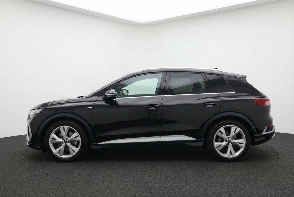 Audi Q4 e-tron 40 e-tron S Line 95% SOH l Warmtepomp l Head, Auto's, Audi, Automaat, 0 cilinders, Gebruikt, Parkeersensor