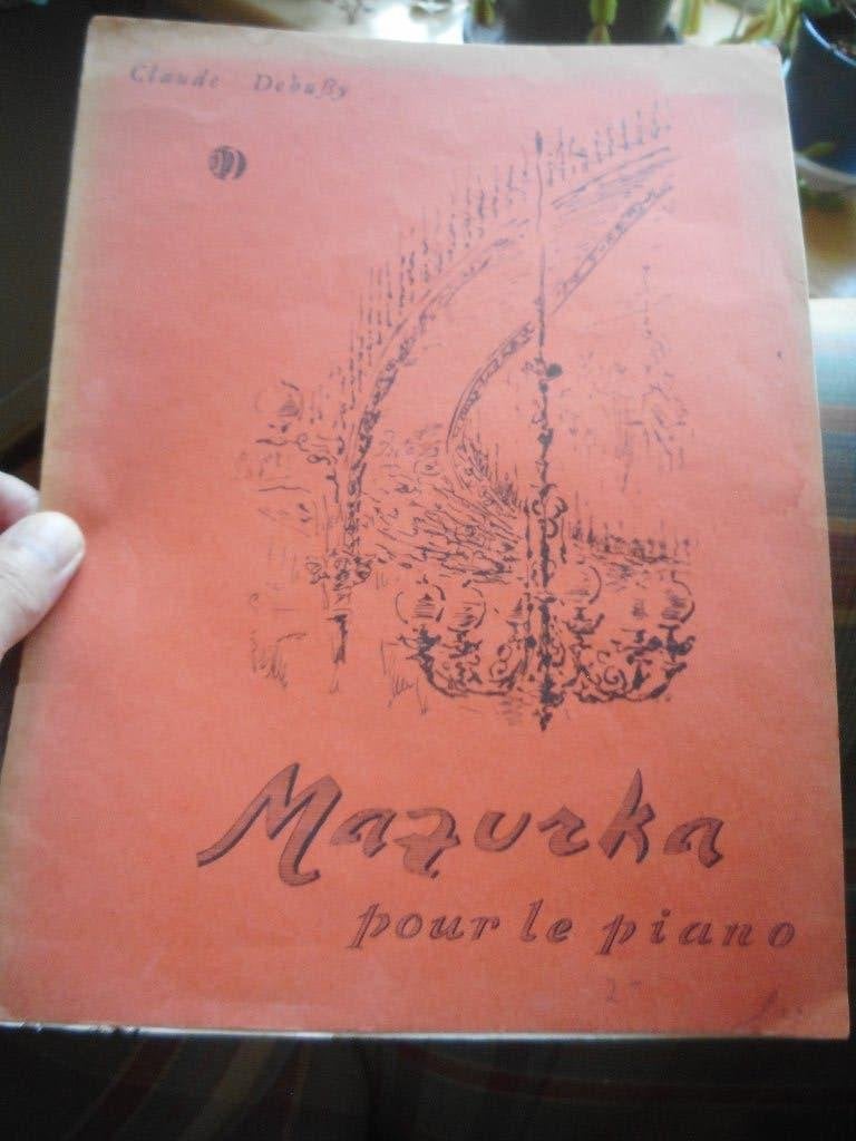 Muzieknoten voor de piano, Verzenden, Gebruikt, Zwart, Piano