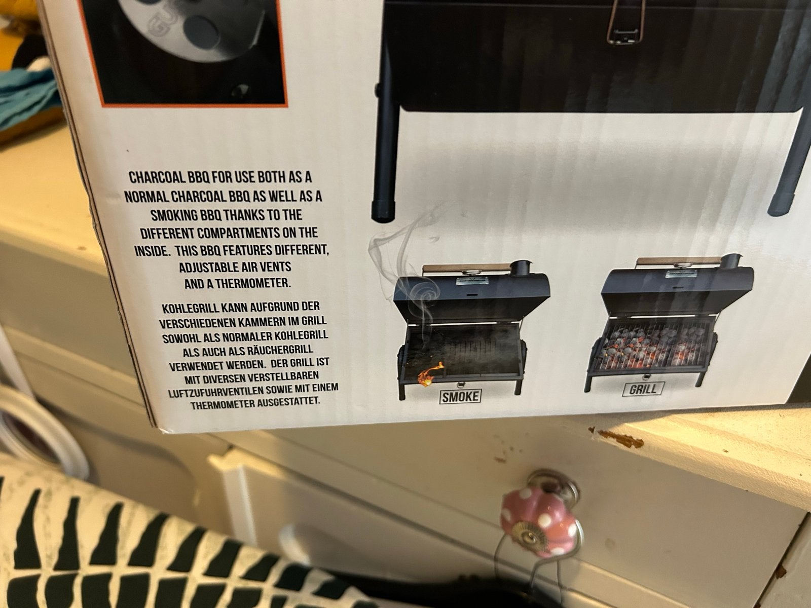 Gusta BBQ Smoker & Grill King - Nieuw in doos, Ophalen of Verzenden, Nieuw