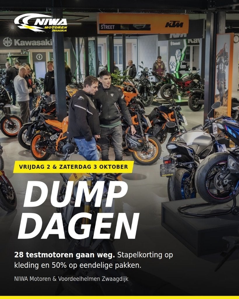 DUMP Dagen I NIWA Motoren & Voordeelhelmen ZD I, Ophalen of Verzenden, Nieuw met kaartje, Dames, Jas | textiel
