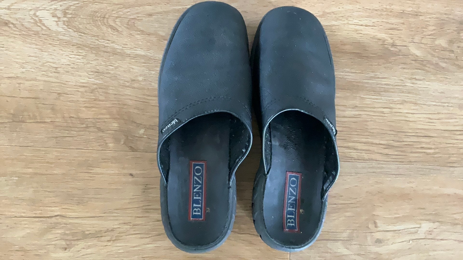 Blenzo sloffen,pantoffels maat 46, Ophalen, Zwart, Zo goed als nieuw, Pantoffels of Sloffen