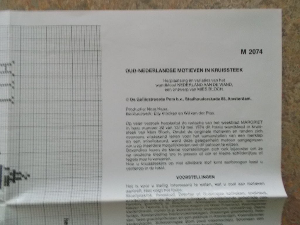 Groot aantal kruissteekpatronen, waar onder van Mies Bloch, Hobby en Vrije tijd, Borduren en Borduurmachines, Ophalen of Verzenden