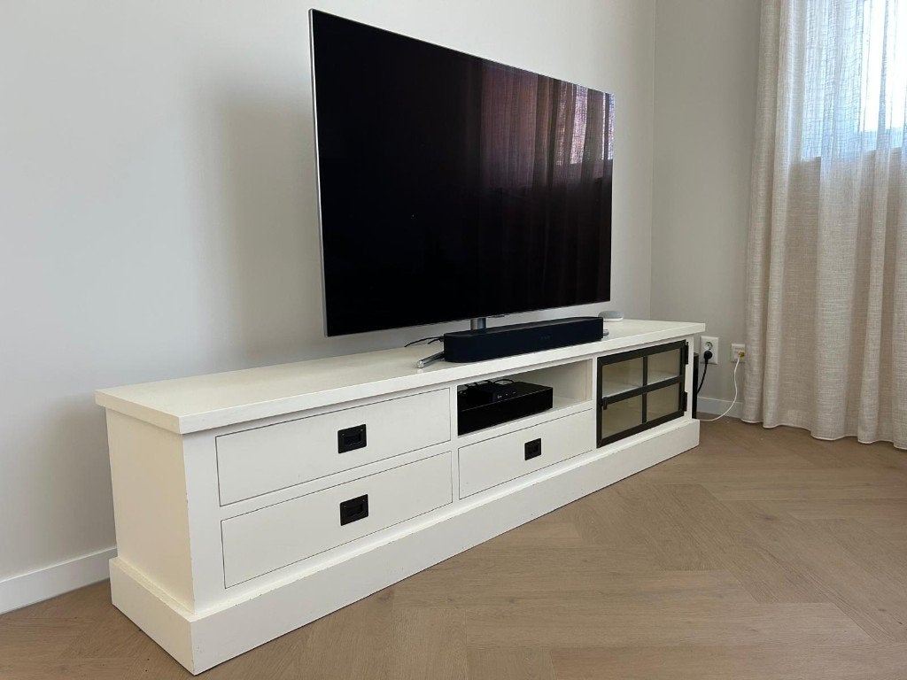 Berreta TV-meubel landelijk-industrieel, Ophalen, Gebruikt, 200 cm of meer, Minder dan 100 cm