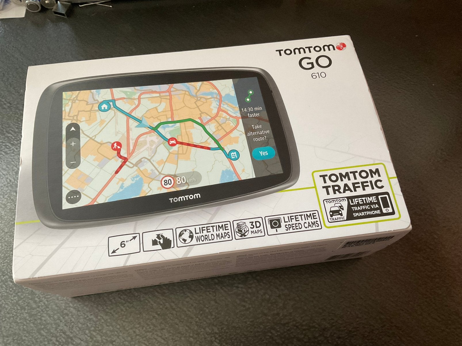 TomTom GO610 navigatie, Ophalen of Verzenden, Zo goed als nieuw