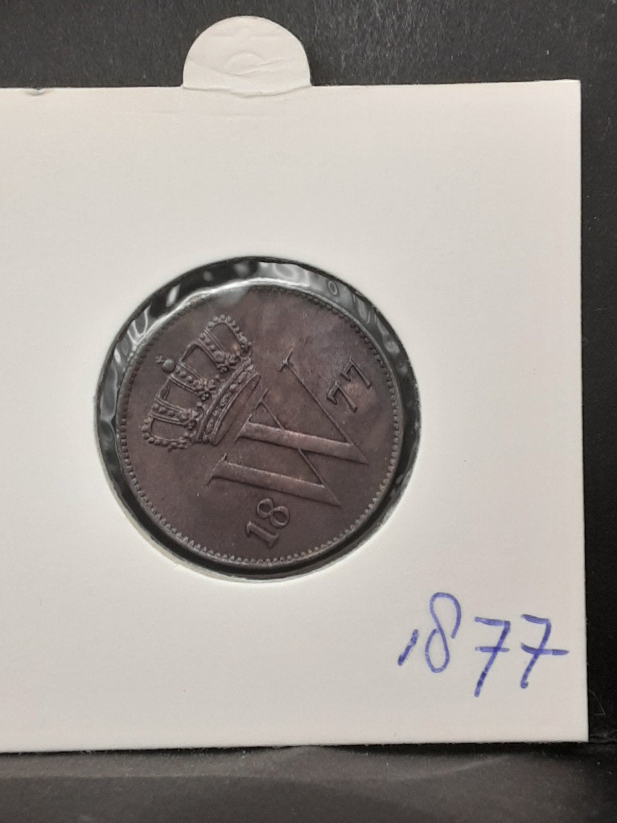 1 cent 1877 koning Willem III, Postzegels en Munten, Munten | Nederland, Verzenden, Koning Willem III, 1 cent, Losse munt