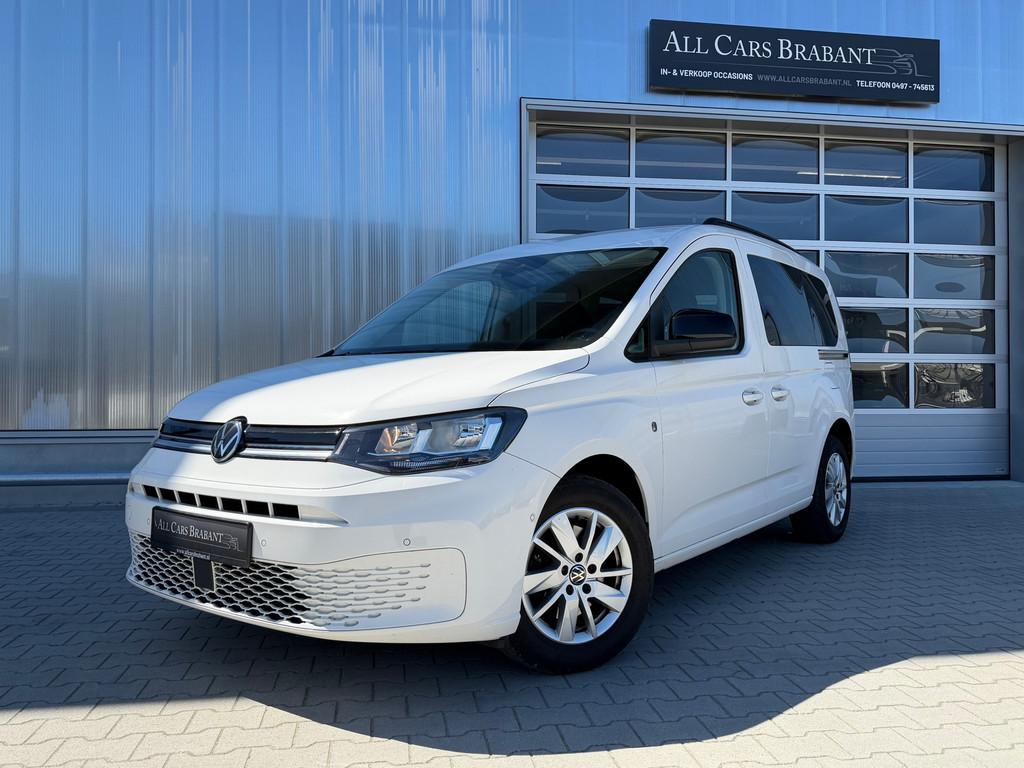 Volkswagen Caddy Combi 1.5 TSI 5p automaat / navi / stoelver, Stof, Zwart, Wit, Origineel Nederlands