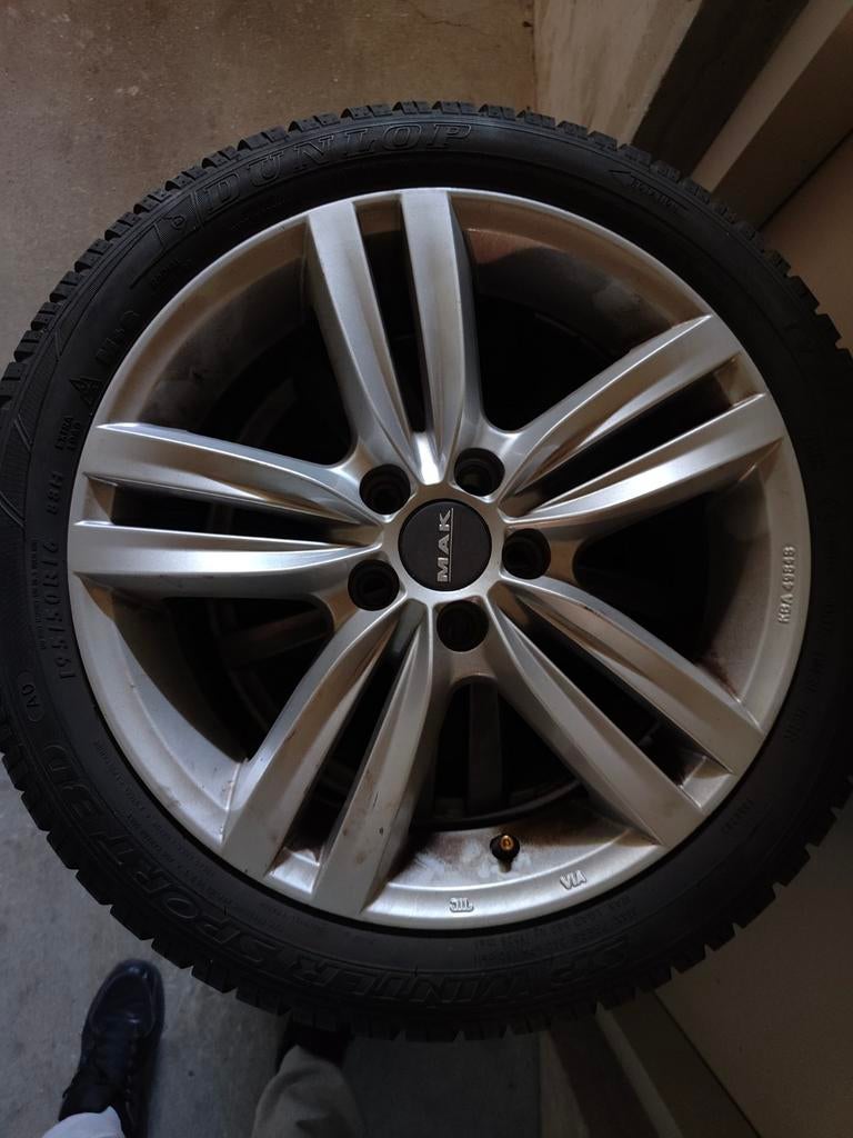Audi MAK velgen met all season banden 195/65 R15, Ophalen of Verzenden, Gebruikt