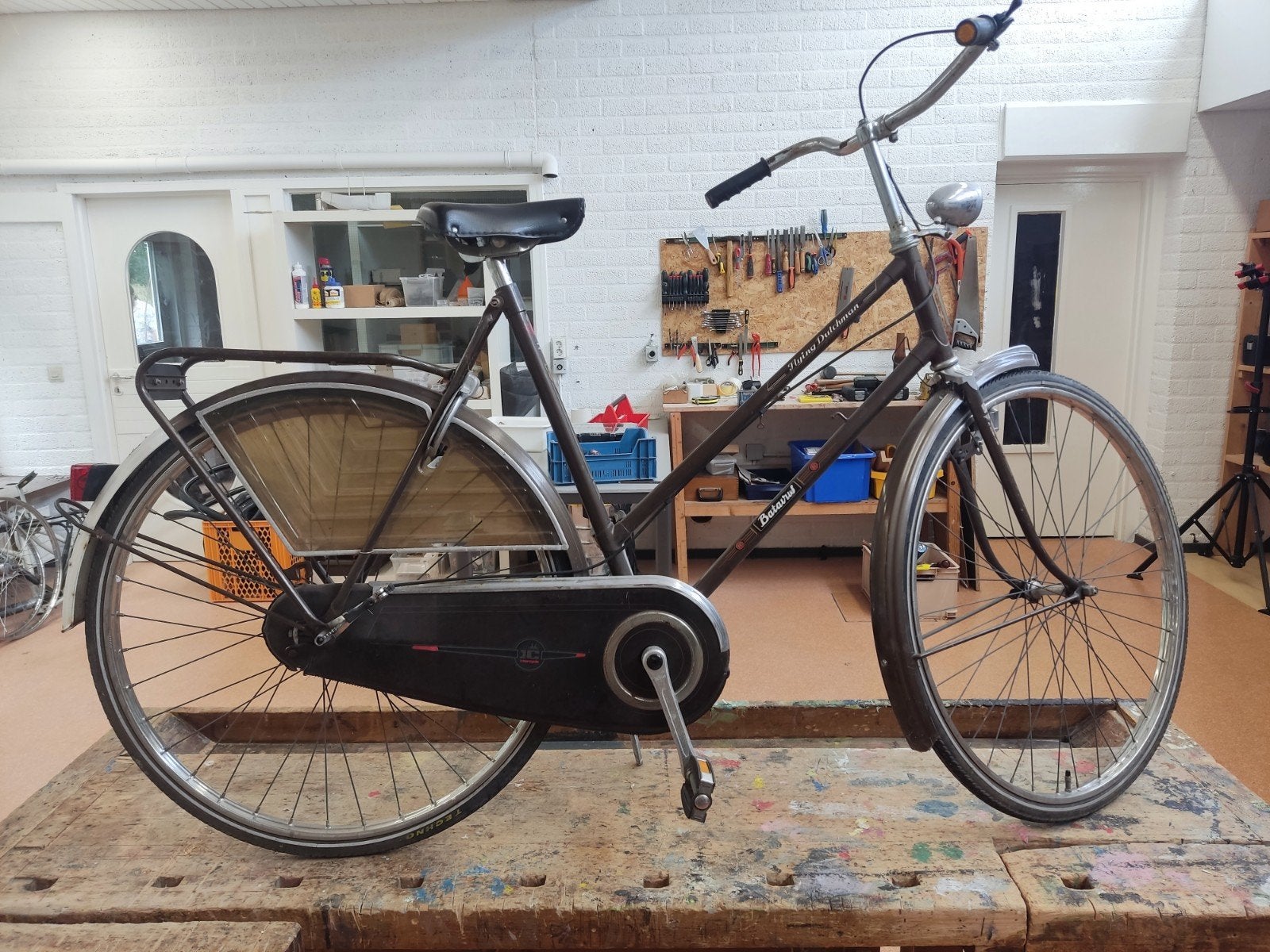 Batavus Flying Dutchman Damesfiets - Vintage Stadsfiets, Ophalen, Velgrem, Versnellingen, Batavus