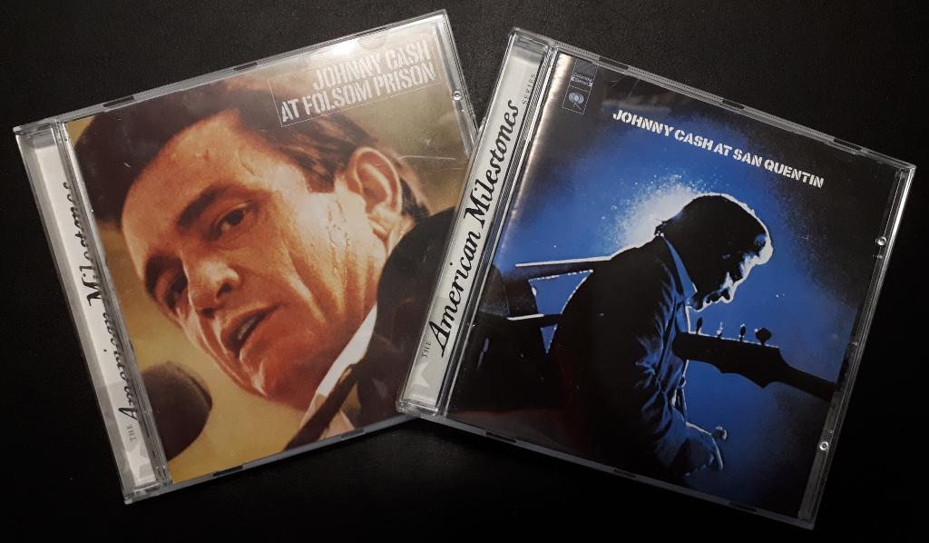 JOHNNY CASH - San Quentin & Folsom prison ( 2 CDs ), Ophalen of Verzenden, Zo goed als nieuw