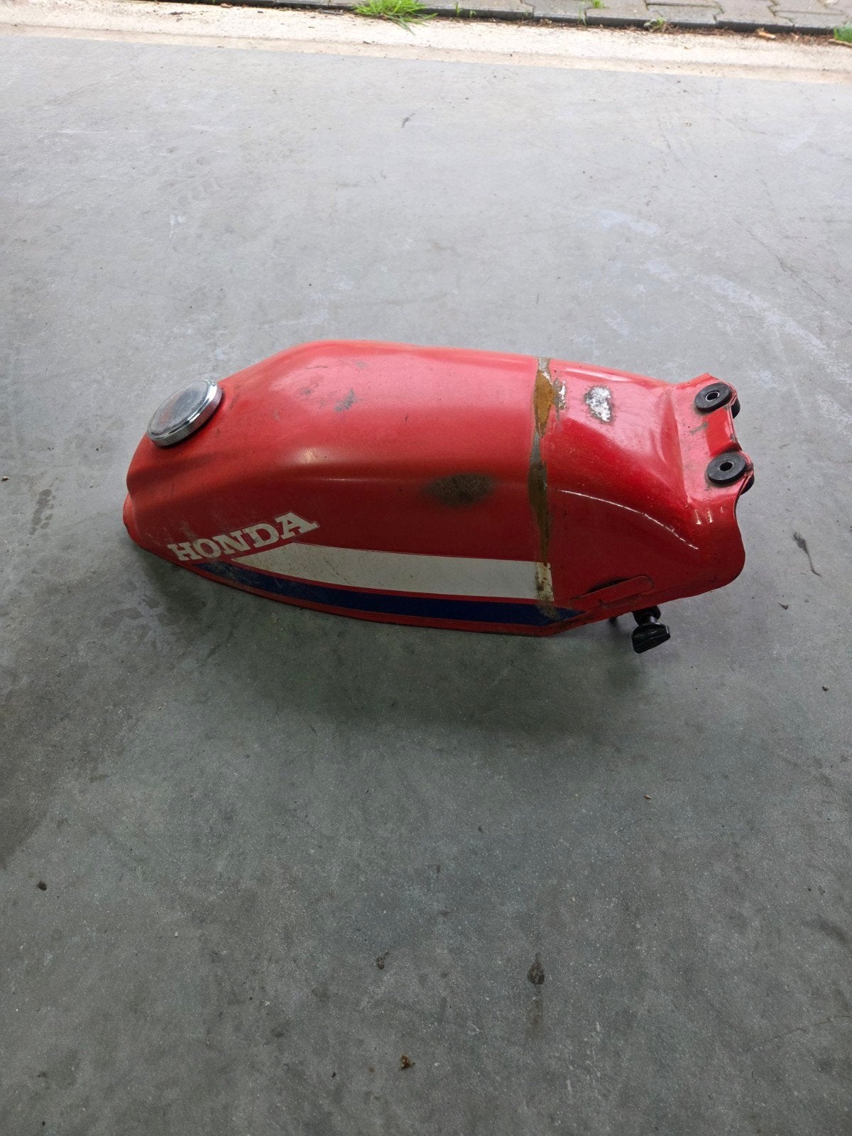 Honda mt5 mt8 tank orginele lak, Ophalen of Verzenden, Zo goed als nieuw, Tank, Honda mt mtx mb mtx mb mbx nsr ns1