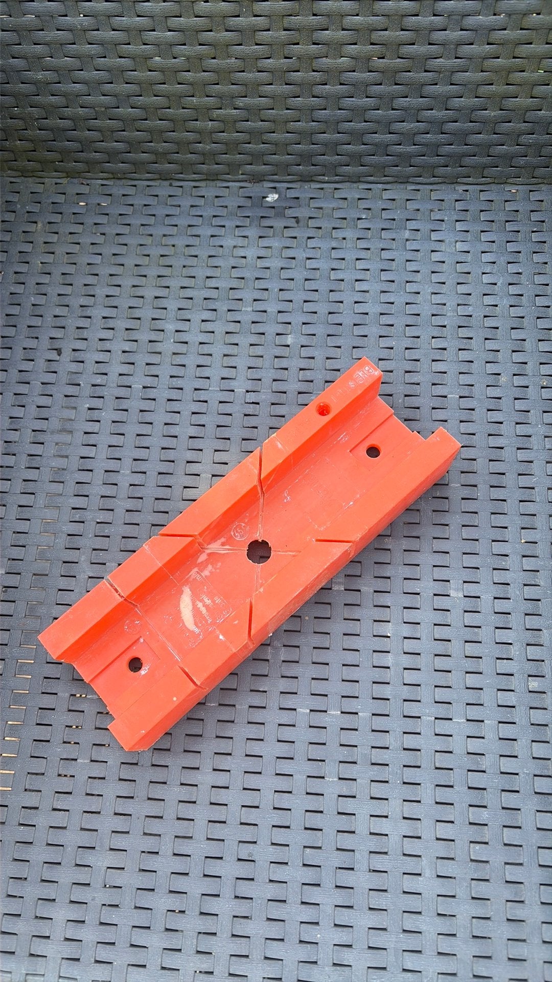 Oranje verstekbak, Ophalen of Verzenden, Gebruikt