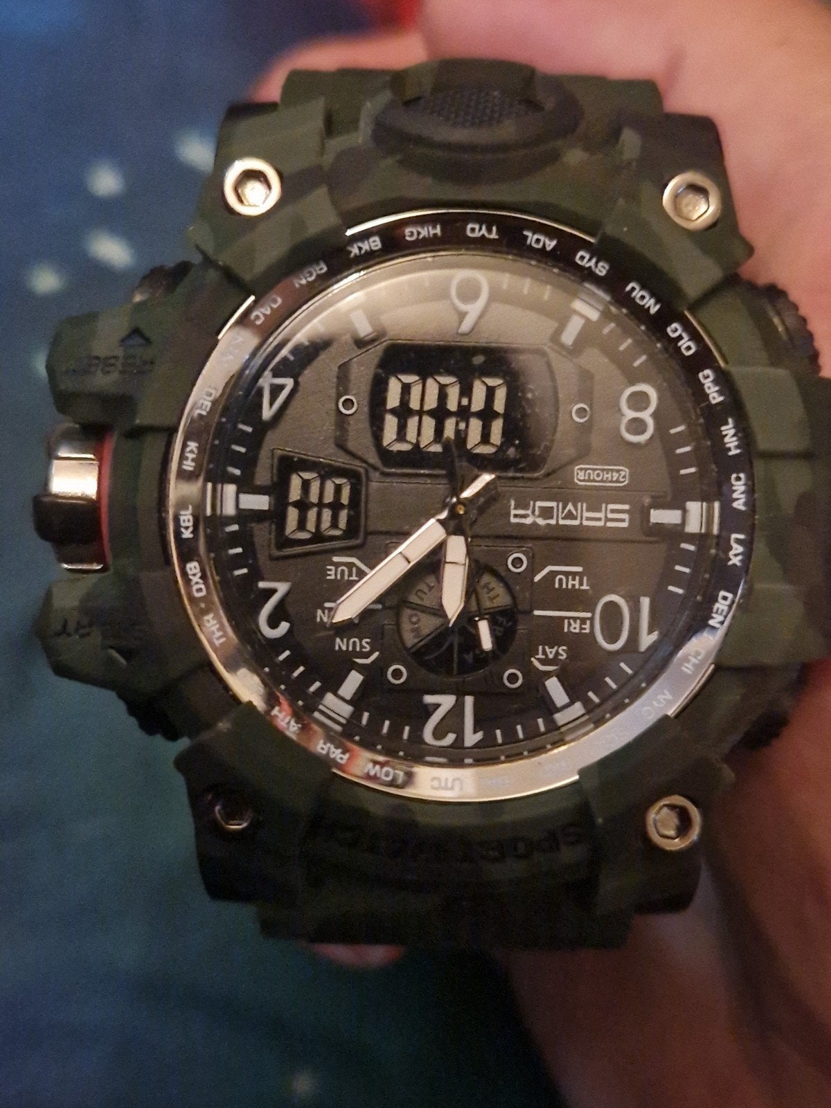 horloge heren rubber waterdicht, Sieraden, Tassen en Uiterlijk, Horloges | Heren, Ophalen of Verzenden, Overige merken