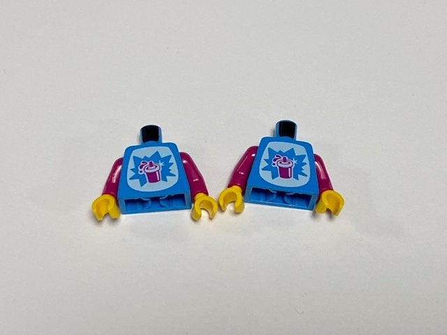 Partij Lego 2x nieuwe romp met Slushy Cup