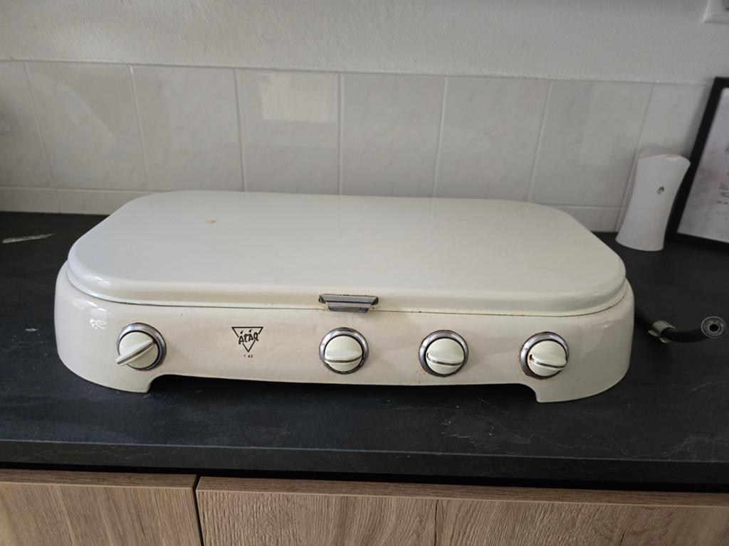 Vintage ATAG T42 Gasfornuis - 4 Pitten - Crème, Witgoed en Apparatuur, Ophalen