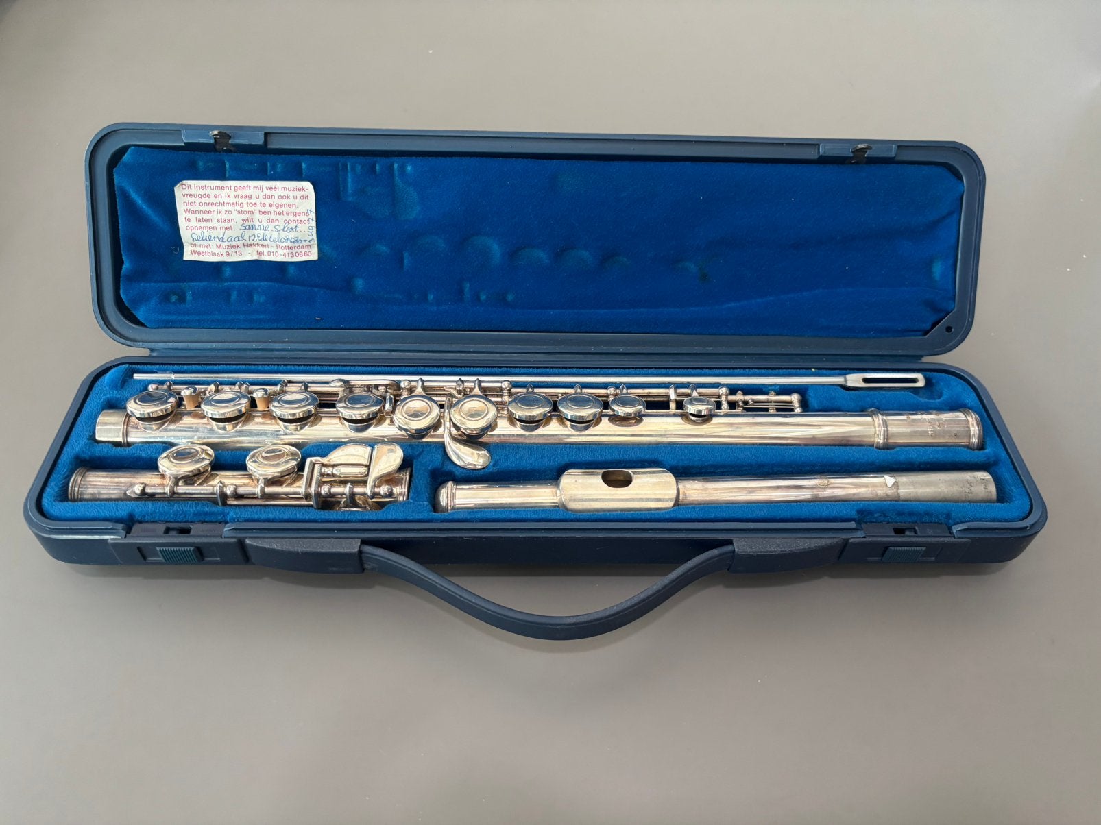 Dwarsfluit Yamaha, Muziek en Instrumenten, Blaasinstrumenten | Dwarsfluiten en Piccolo's, Ophalen, Gebruikt