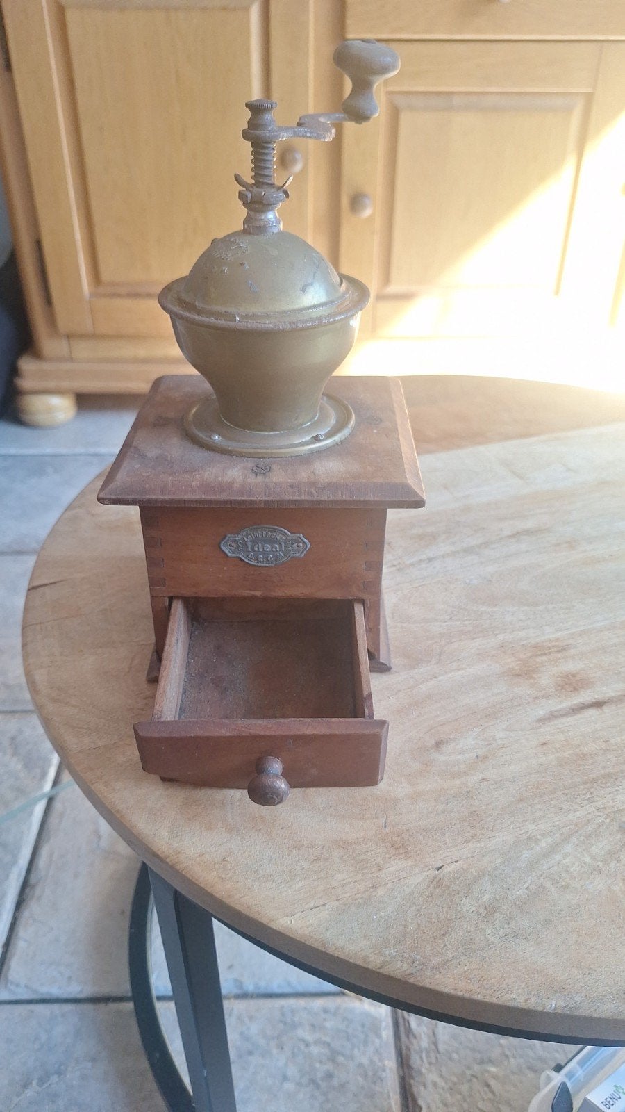 Antieke Leimbrock's Ideal Koffiemolen - DRGM, Ophalen of Verzenden