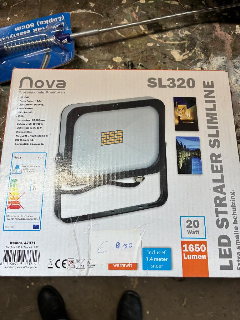 Led straler, Ophalen, Nieuw, Minder dan 50 watt, Lamp met armatuur