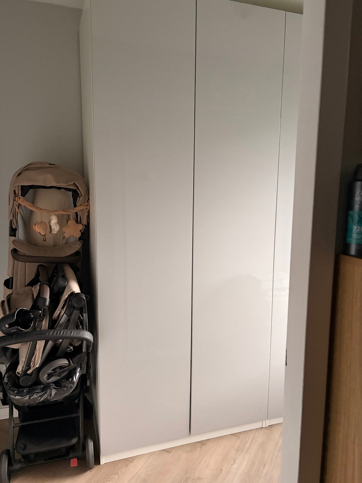 IKEA PAX Kastdeur FARDAL lichtgrijs, 50x229 cm, 2 stuks, Ophalen, Zo goed als nieuw, 50 tot 100 cm, 200 cm of meer