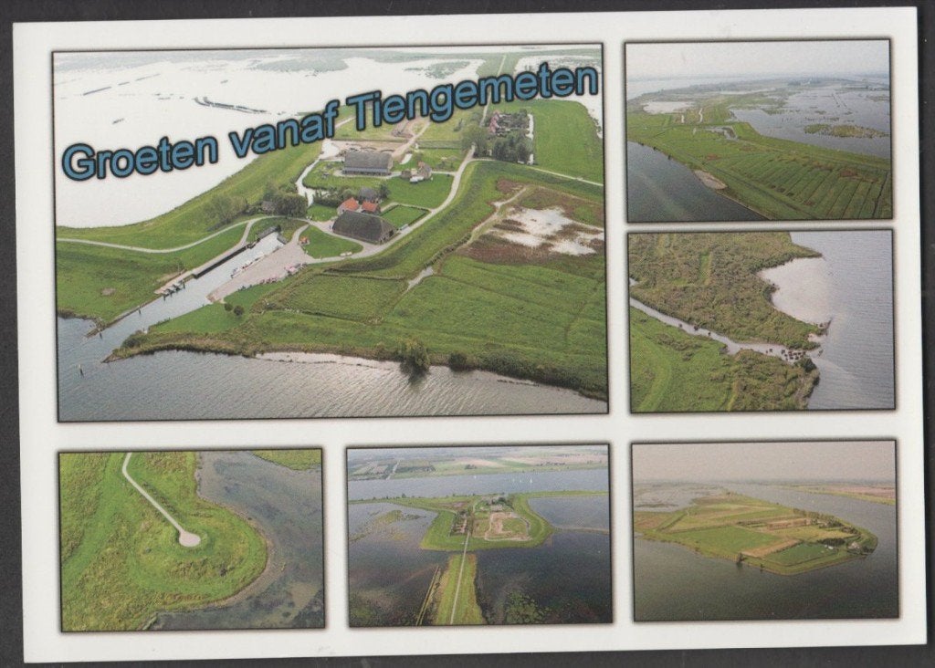 Tiengemeten 6 luik Natuurmonumenten  Ongelopen, Verzenden, 1980 tot heden, Ongelopen, Zuid-Holland