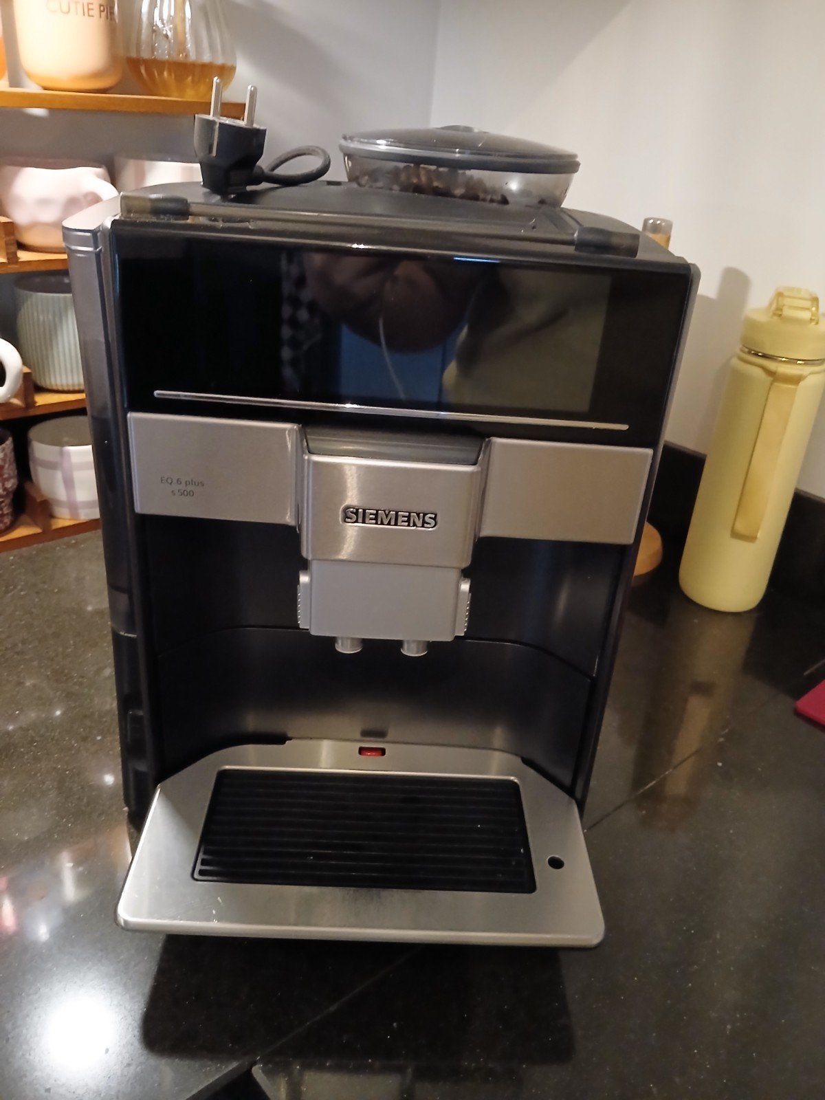 Siemens EQ.6 plus s500 koffiemachine, Witgoed en Apparatuur, Ophalen, Gebruikt, Espresso apparaat, 10 kopjes of meer