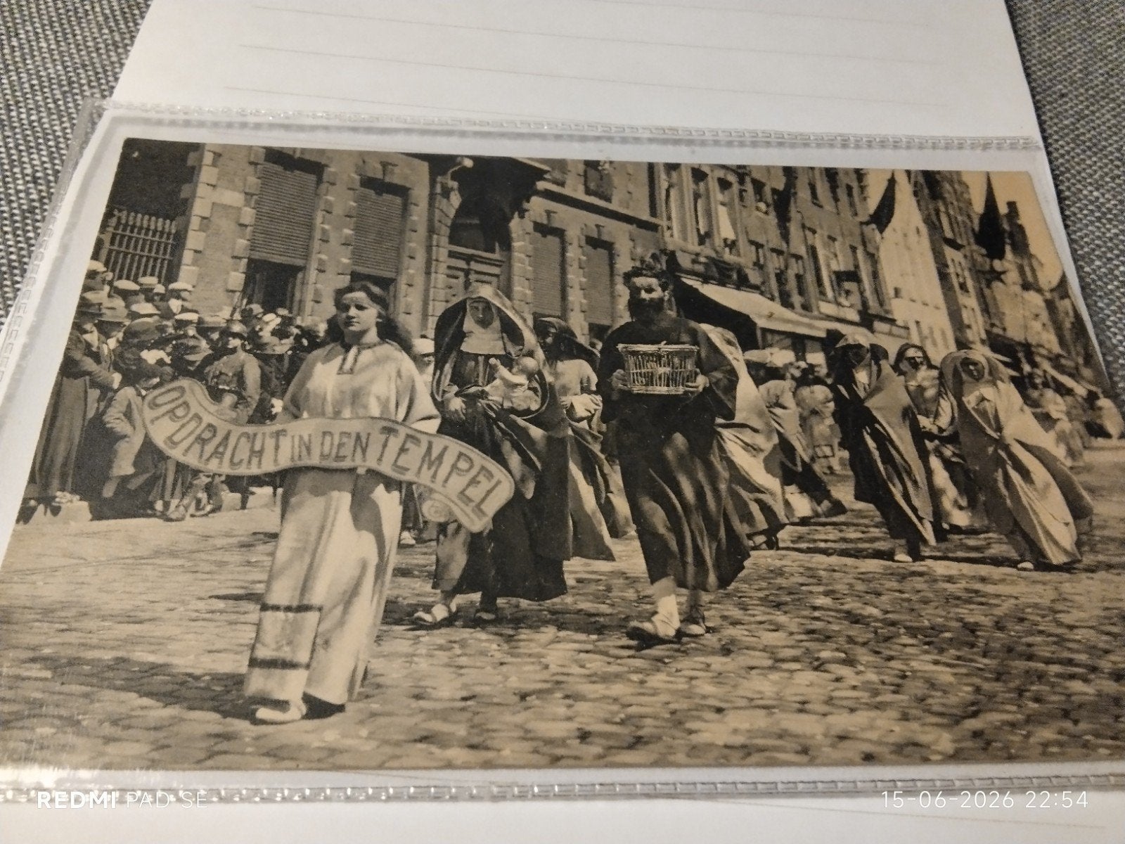 Oude Postkaart Brugge Processie Heilig Bloed, Ophalen of Verzenden, 1920 tot 1940