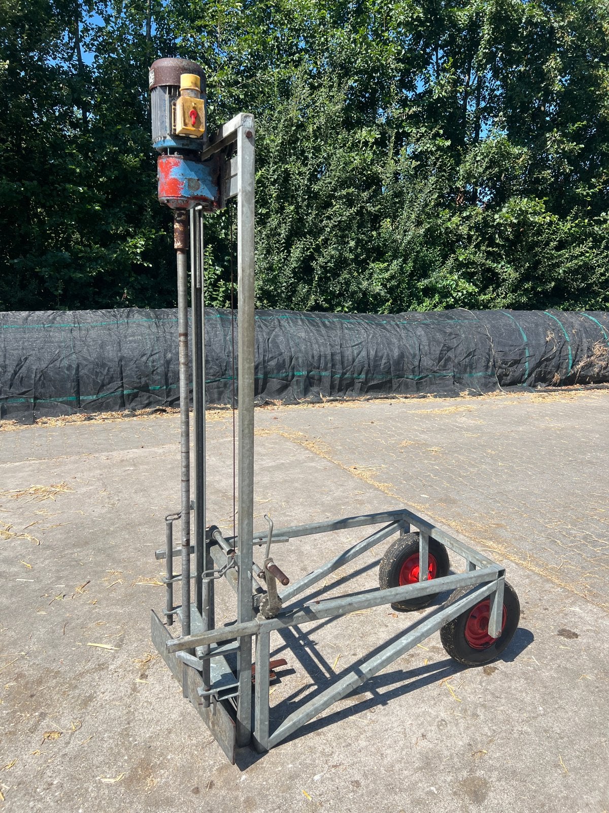 Wopa Mestmixer spleetmixer, Ophalen