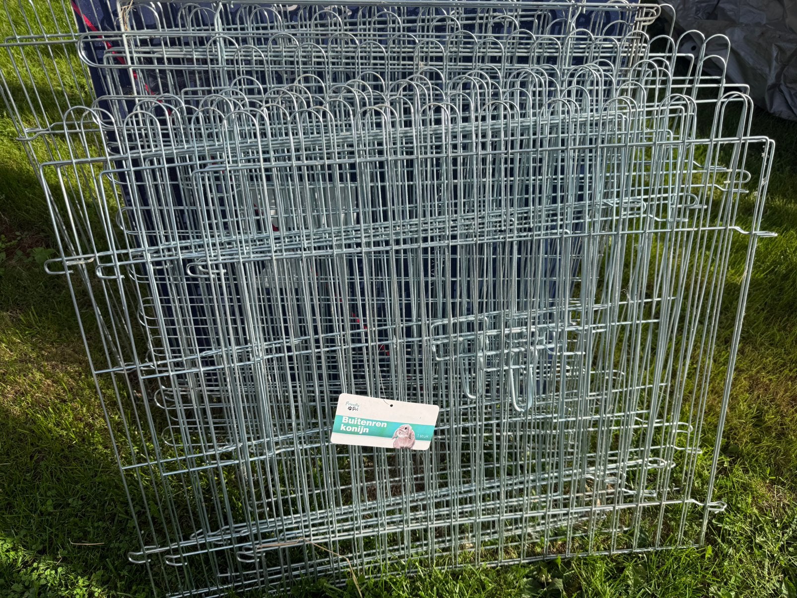 Konijnenren 2x, Ophalen, Zo goed als nieuw, Minder dan 10 meter