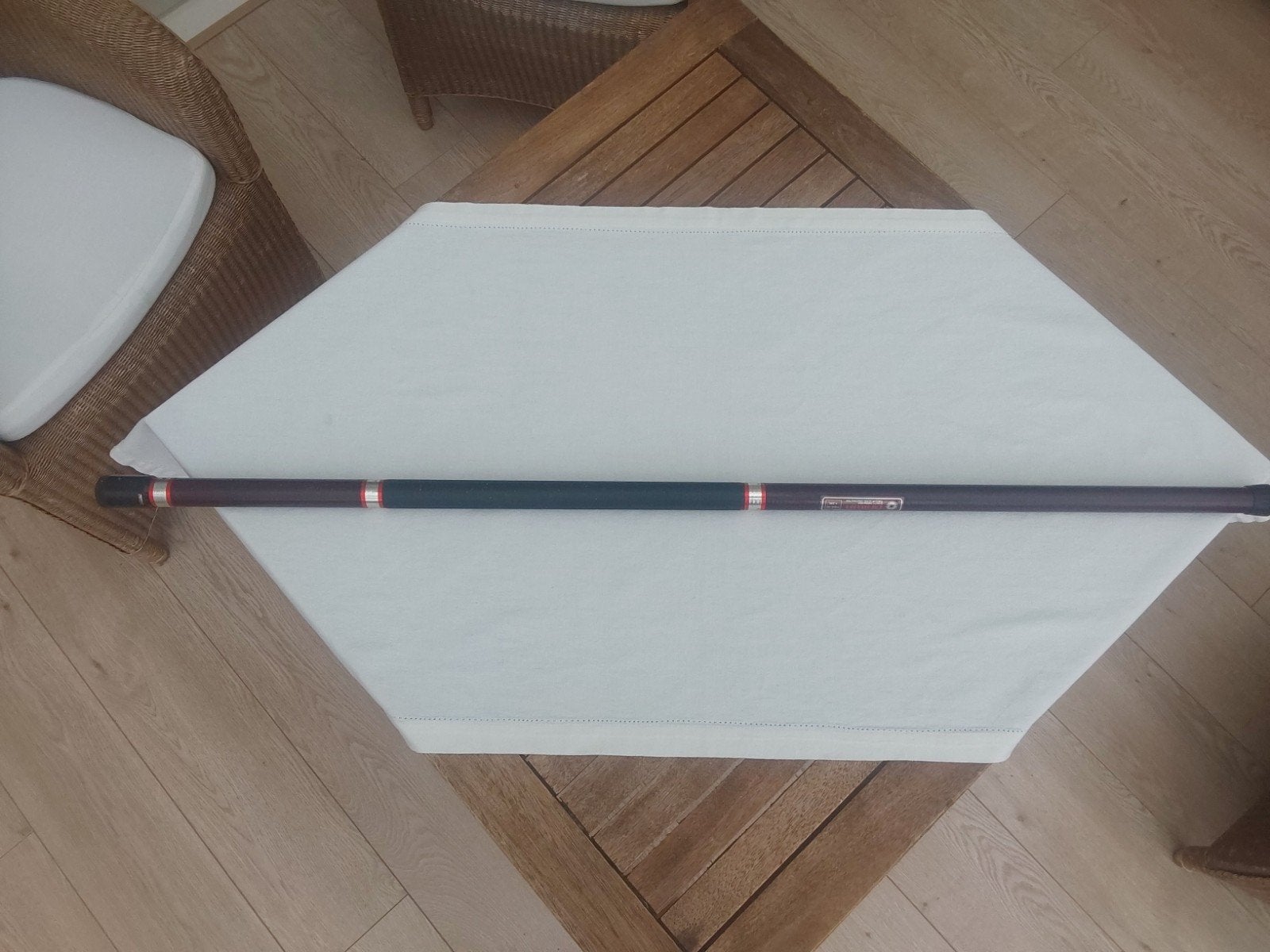 Vishengel daiwa, Watersport en Boten, Ophalen, Zo goed als nieuw, Vaste hengel