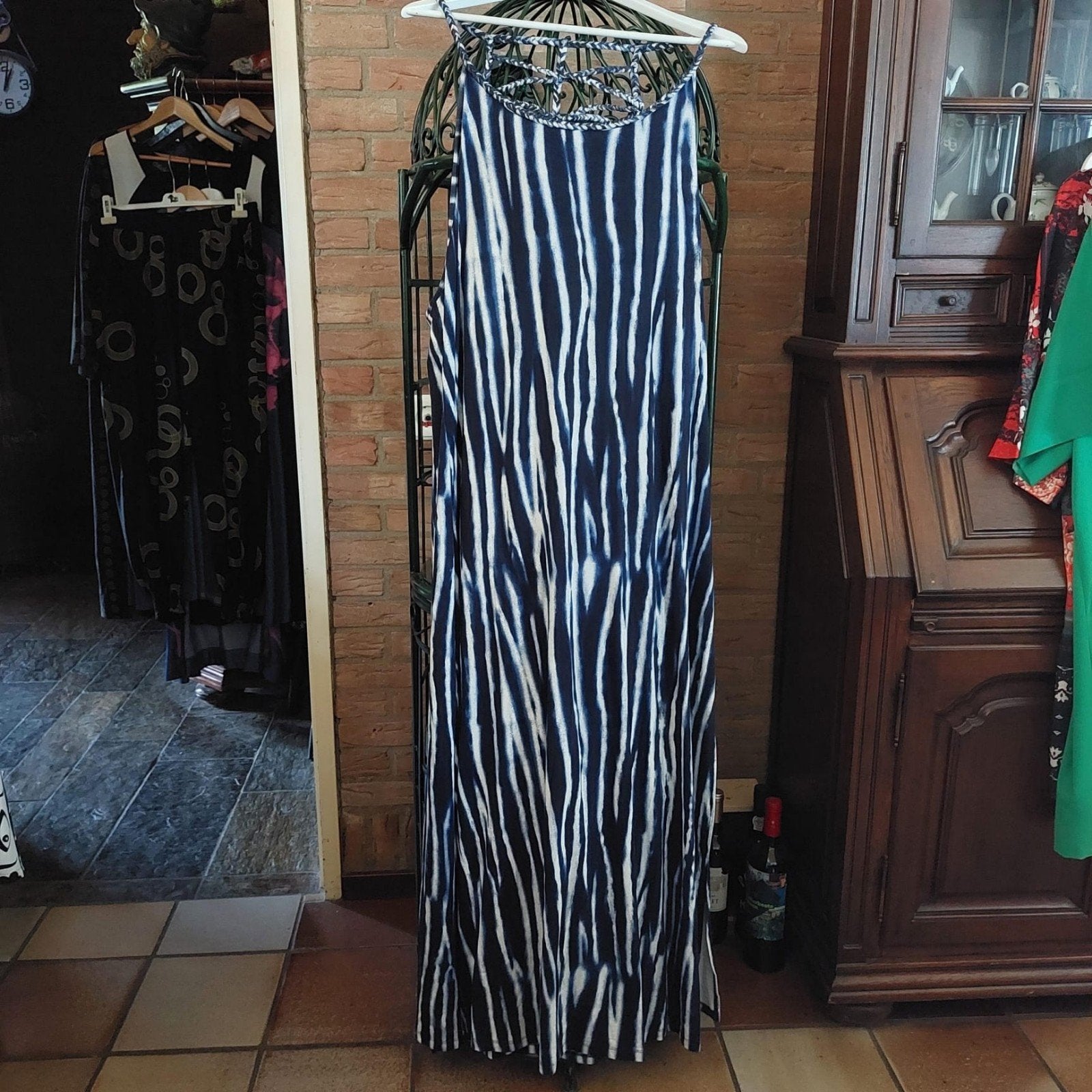 Jurk van het merk Yesta.  Maat 2 (48/50), Jurk, Verzenden, Blauw, Nieuw