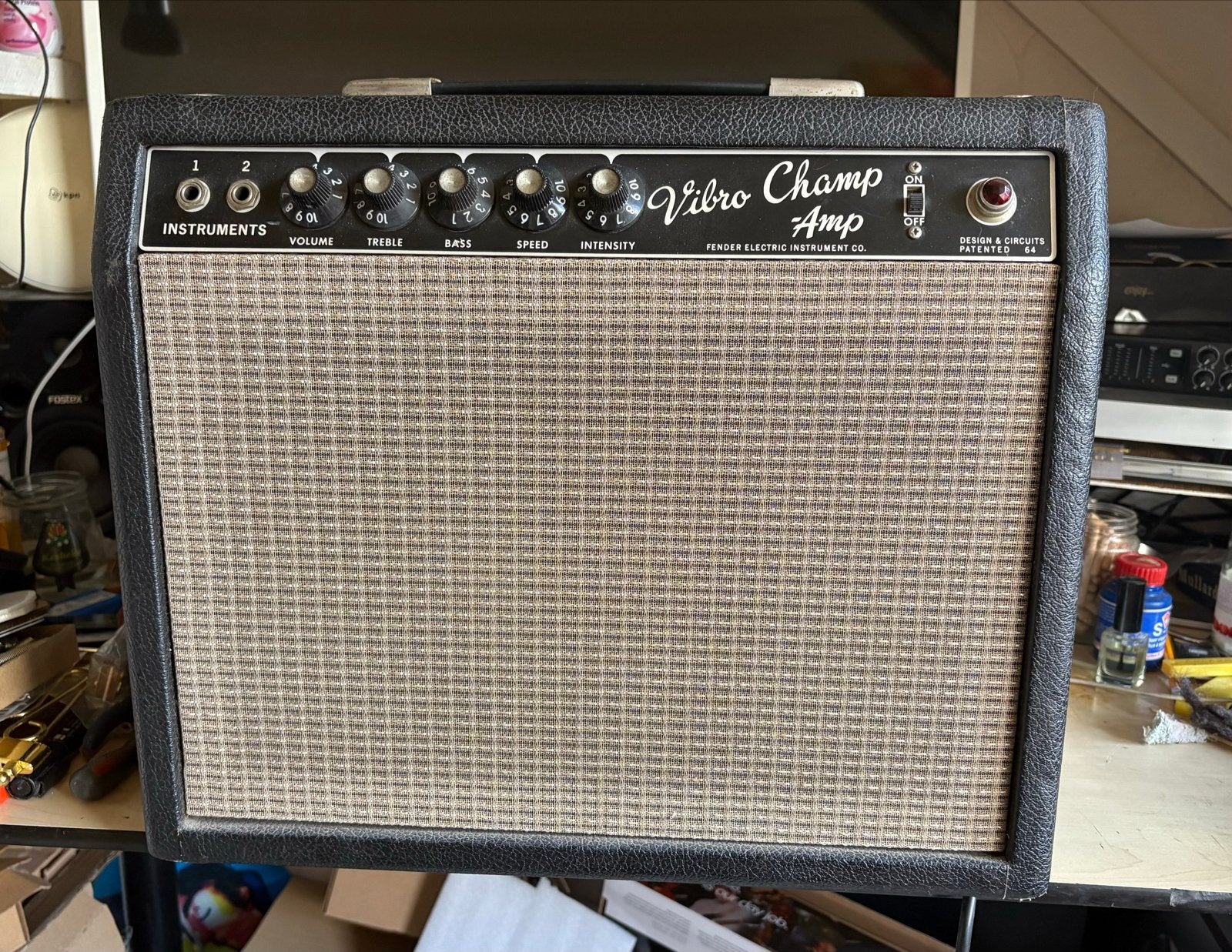 Fender Vibro Champ Amp 1965 AA764, Muziek en Instrumenten, Ophalen of Verzenden, Gebruikt, Gitaar, Minder dan 50 watt
