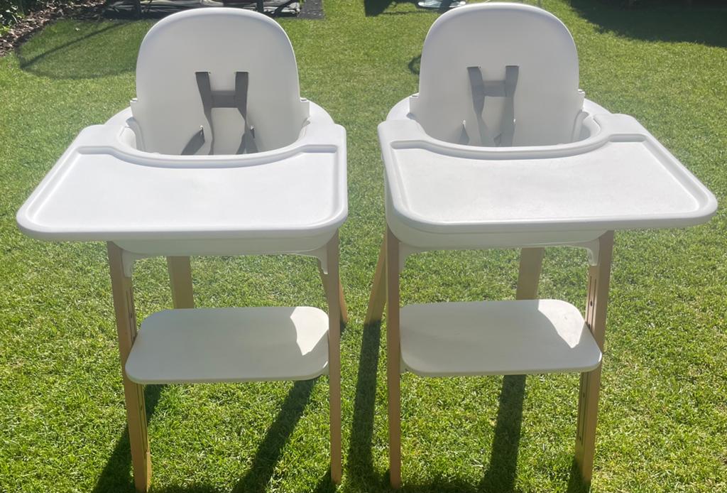 Zitjes stokke steps met dienblad, Kinderen en Baby's, Ophalen, Gebruikt, Meegroeistoel
