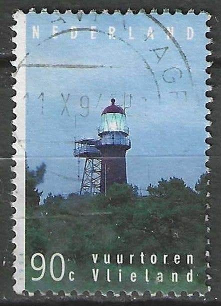 Nederland 1994 - Yvert 1488 - Vuurtorens  (ST), Verzenden, Gestempeld