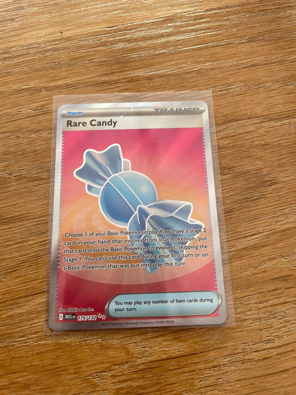 Pokémon TCG Rare Candy Trainer Kaart 175/132, Ophalen of Verzenden, Zo goed als nieuw, Losse kaart
