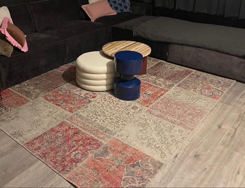 Vloerkleed 2m x 3m - Patchwork Design, Ophalen, Gebruikt, 200 cm of meer, 200 cm of meer