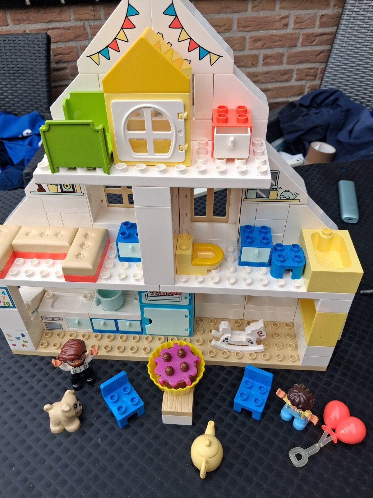 duplo speelhuis in zeer goed staat, Ophalen, Zo goed als nieuw, Poppenhuis