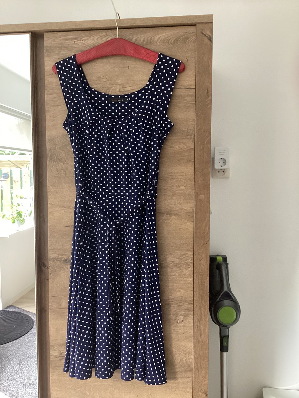 Zeer mooie zomerjurk maat 40 van Lola Liza blauw wit, Ophalen of Verzenden, Zo goed als nieuw, Maat 38/40 (M), Blauw