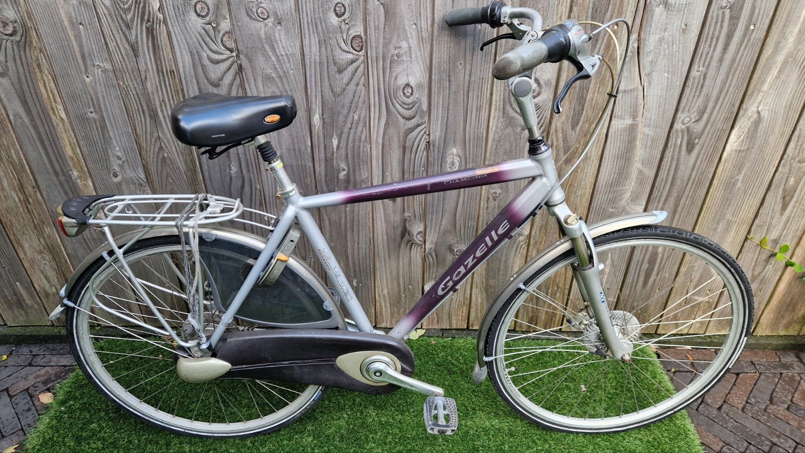 Gazelle Herenfiets, Fietsen en Brommers, Ophalen, Gebruikt, Velgrem, Versnellingen