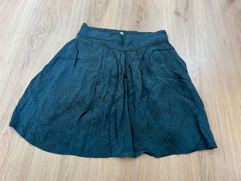 By-bar amsterdam zwart donker blauwgroen rokje m, Overige kleuren, Ophalen of Verzenden, Zo goed als nieuw, X
