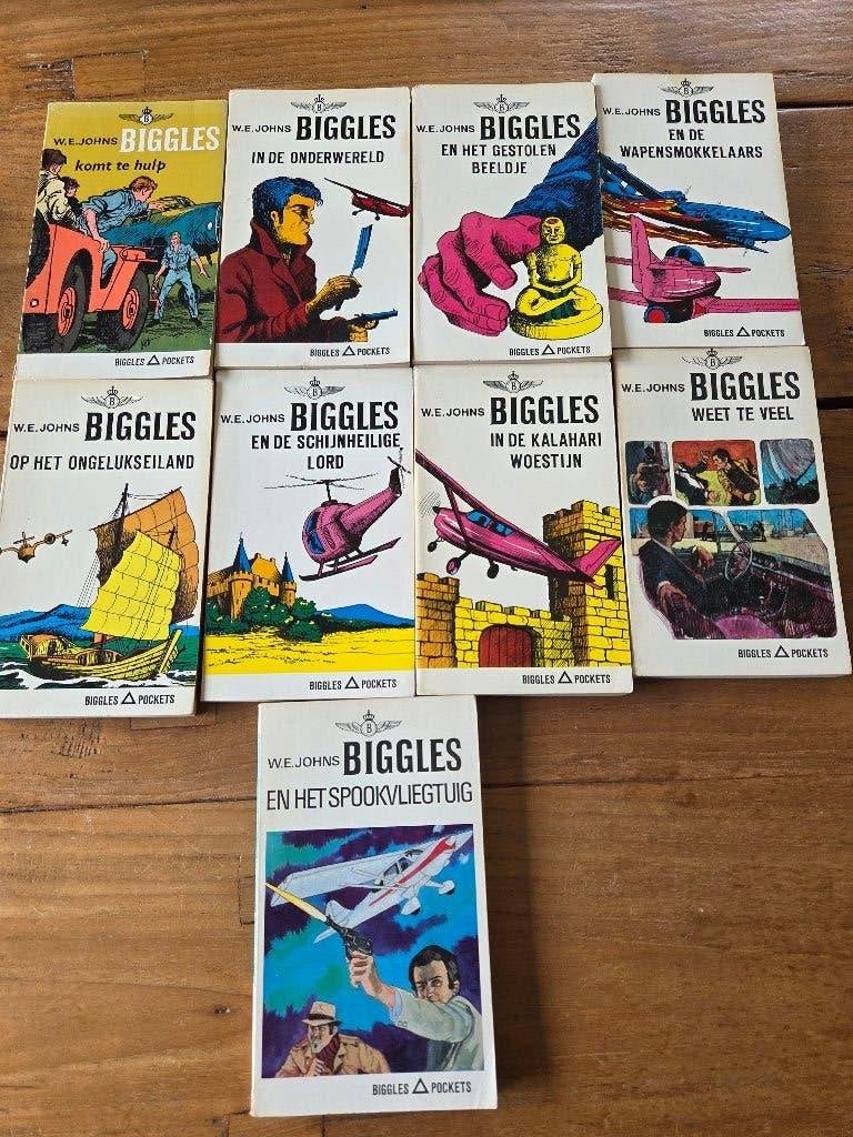 Biggles pocketboekjes aĺle 1e druk, Ophalen of Verzenden, Gelezen