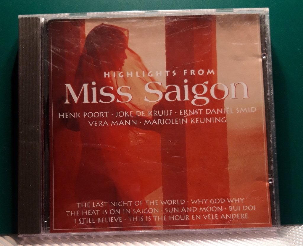 Highlights from Miss Saigon - Krasvrije CD, Musical, Ophalen of Verzenden, Zo goed als nieuw, Inclusief boekje
