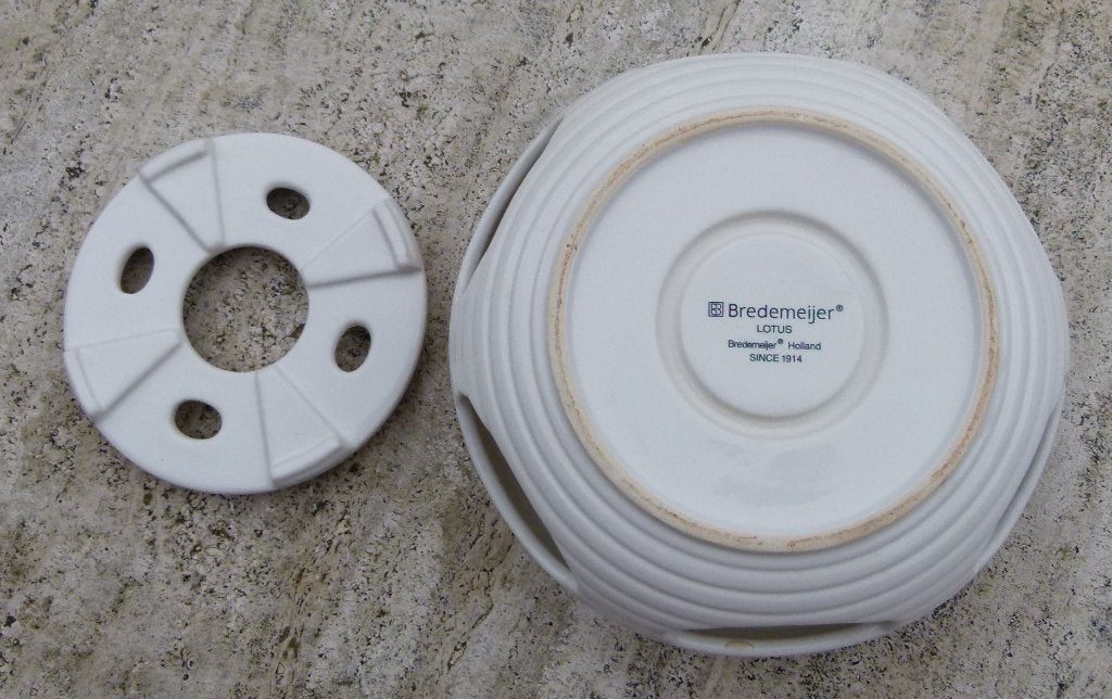 Bredemeijer Theelicht / Rechaud Asia model Lotus Creme, Overige merken, Keramiek, Overige typen, Nieuw