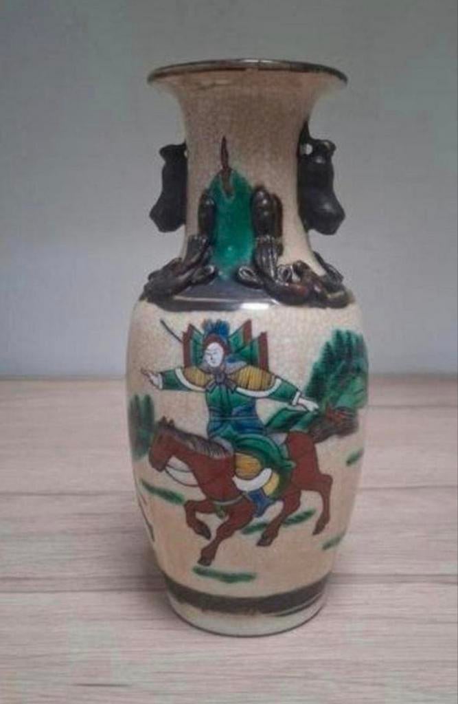 Chineze craquelé vaas., Ophalen of Verzenden