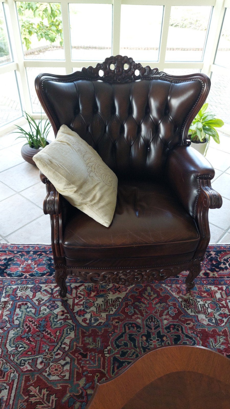Prachtige barrok chesterfield klassieke meubels, 50-60 jaar, Ophalen