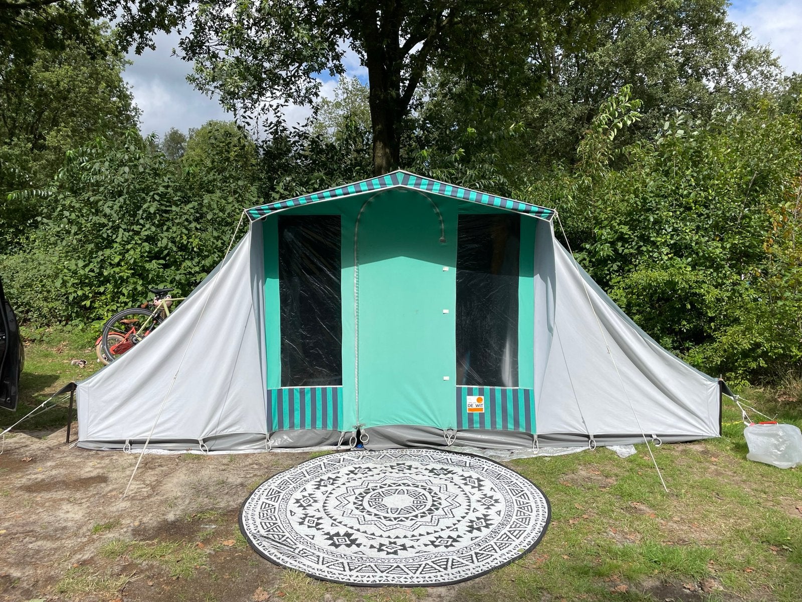 De Wit tent, vintage!, Ophalen, Gebruikt, Tot en met 4
