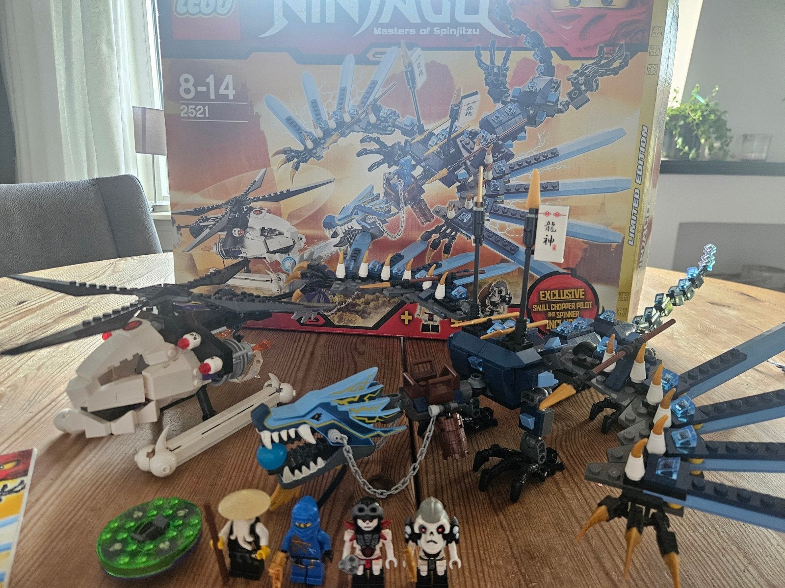 Lego ninjago 2521 lightning dragon battle, Kinderen en Baby's, Speelgoed | Duplo en Lego, Lego, Ophalen of Verzenden, Zo goed als nieuw