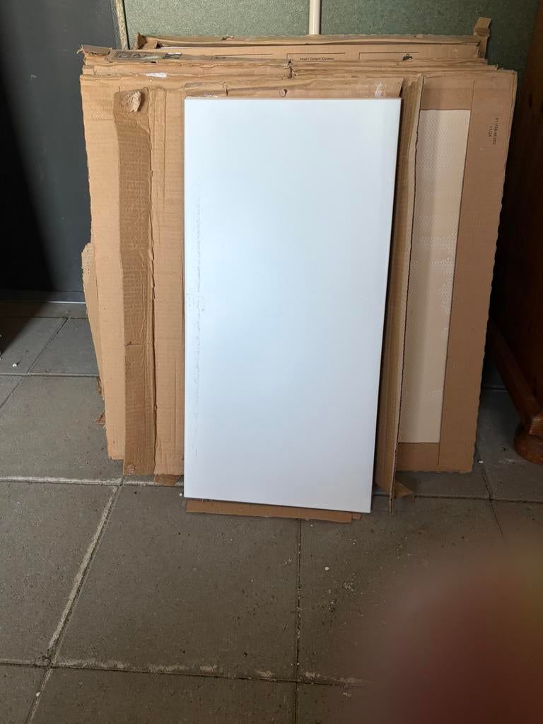 Witte wandtegels 30x60 Villeroy&Boch, Ophalen, Nieuw